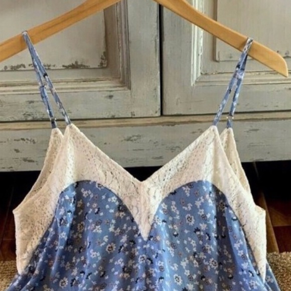 NWT Bohemian Floral Layering Tank / Dress Sz S - Picture 2 of 5